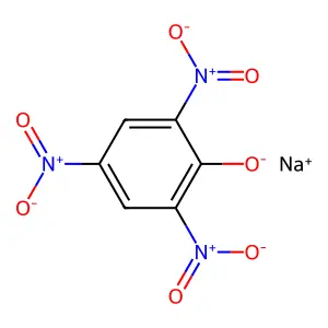 Picric acid, sodium salt structure