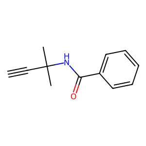 N-(1,1-DIMETHYL-2-PROPYNYL)BENZAMIDE structure