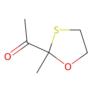 1-(2-methyl-1,3-oxathiolan-2-yl)ethanone structure
