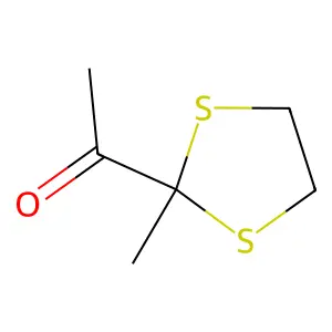 1-(2-methyl-1,3-dithiolan-2-yl)ethanone structure
