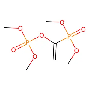 1-(Dimethyoxyphosphinyl)vinyl dimethyl phosphate structure