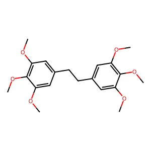1,2,3-trimethoxy-5-[2-(3,4,5-trimethoxyphenyl)ethyl]benzene structure