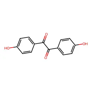 1,2-bis(4-hydroxyphenyl)ethane-1,2-dione structure