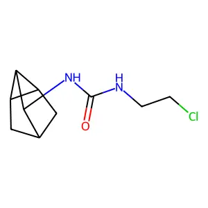 1-(2-chloroethyl)-3-(3-tricyclo[2.2.1.02,6]heptanyl)urea structure