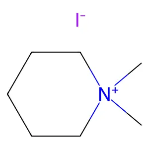 1,1-Dimethylpiperidinium iodide structure