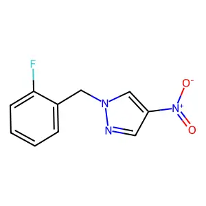 1-(2-Fluorobenzyl)-4-nitro-1H-pyrazole structure