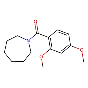 1-(2,4-dimethoxybenzoyl)azepane structure