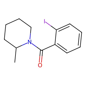 1-(2-Iodobenzoyl)-2-methylpiperidine structure