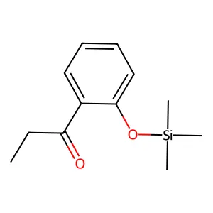 1-{2-[(trimethylsilyl)oxy]phenyl}propan-1-one structure