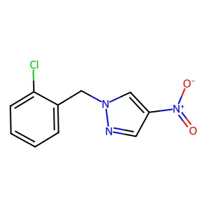 1-[(2-Chlorophenyl)methyl]-4-nitro-1H-pyrazole structure