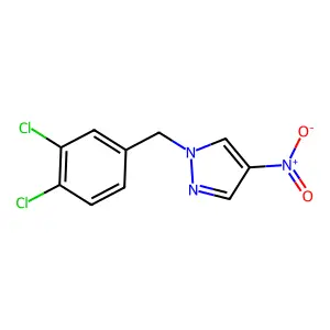 1-(3,4-dichlorobenzyl)-4-nitro-1H-pyrazole structure