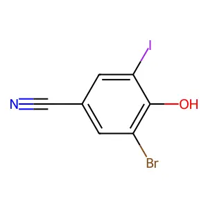 Compound C7H3BrINO structure