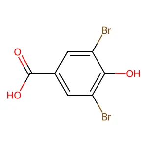 Compound C7H4Br2O3 structure