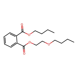Butoxyethyl butyl phthalate structure