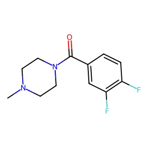 1-(3,4-Difluorobenzoyl)-4-methylpiperazine structure