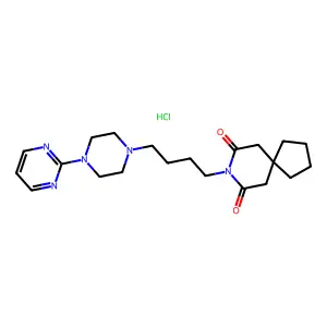 Buspirone hydrochloride structure