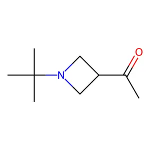 1-(1-tert-butylazetidin-3-yl)ethanone structure