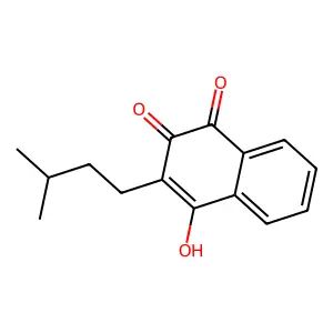 Hydrolapachol structure