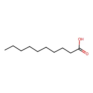 Decanoic acid structure