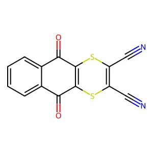 Compound C14H4N2O2S2 structure
