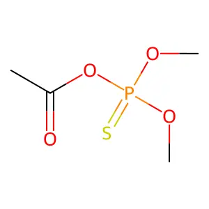 dimethoxyphosphinothioyl acetate structure
