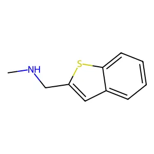 1-(1-benzothiophen-2-yl)-N-methylmethanamine structure