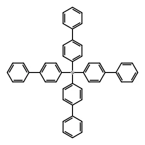 tetrakis(4-phenylphenyl)silane structure