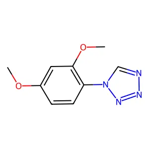 1-(2,4-dimethoxyphenyl)-1H-tetrazole structure