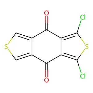 1,3-Dichloro-2,6-dithia-s-indacene-4,8-dione structure