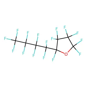Perfluoro-2-butyltetrahydrofuran structure