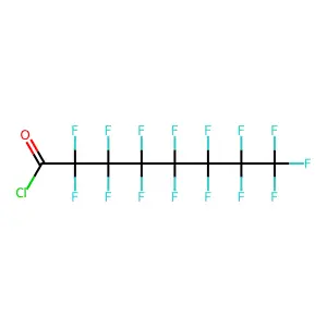 Perfluorooctanoyl chloride structure