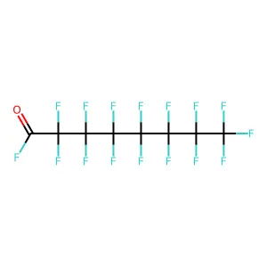 Pentadecafluorooctanoyl fluoride structure