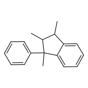 1,2,3-trimethyl-3-phenyl-1,2-dihydroindene structure