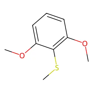 1,3-Dimethoxy-2-(methylthio)benzene structure