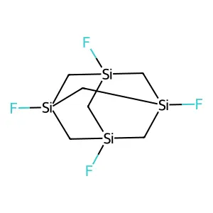 1,3,5,7-Tetrasilatricyclo(3.3.1.13,7)decane, 1,3,5,7-tetrafluoro- structure