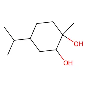 P-MENTHANE-1,2-DIOL structure