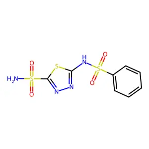 Compound C8H8N4O4S3 structure