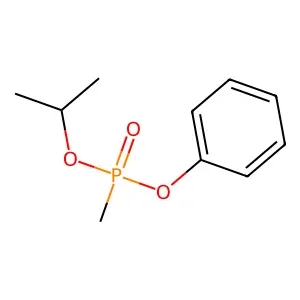 Isopropyl phenyl methyl phosphonic acid structure