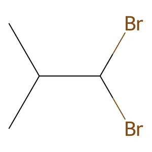 1,1-dibromo-2-methylpropane structure
