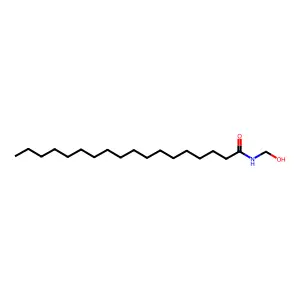 N-(Hydroxymethyl)stearamide structure