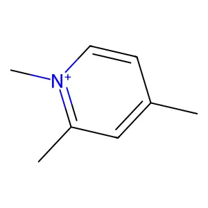 1,2,4-Trimethylpyridinium structure