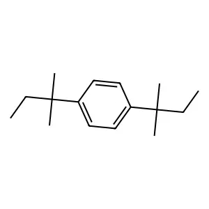 Benzene, p-di-tert-pentyl- structure