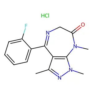 Zolazepam hydrochloride structure