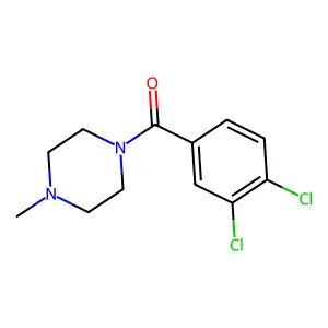 1-(3,4-dichlorobenzoyl)-4-methylpiperazine structure