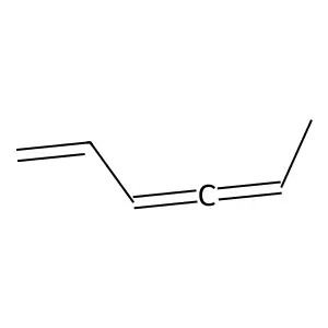 1,3,4-Hexatriene structure