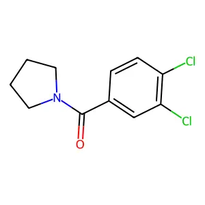 1-(3,4-dichlorobenzoyl)pyrrolidine structure