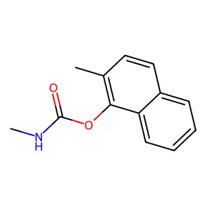 (2-methylnaphthalen-1-yl) N-methylcarbamate structure