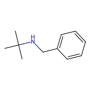 N-benzyl-2-methylpropan-2-amine structure