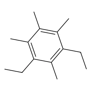 1,3-Diethyl-2,4,5,6-tetramethylbenzene structure