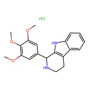 1-(3,4,5-Trimethoxyphenyl)-1,2,3,4-tetrahydronorharman hydrochloride structure